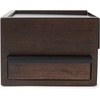 image:imageUmbra Stowit Jewelry Box with Storage Drawers Medium WhiteNatural  Rubberwood construction protective fabric lining nonslip rubber feet scratchfree surfaces fits dresser or vanityBlackWalnut
