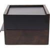 image:imageUmbra Stowit Jewelry Box with Storage Drawers Medium WhiteNatural  Rubberwood construction protective fabric lining nonslip rubber feet scratchfree surfaces fits dresser or vanityBlackWalnut