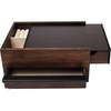 image:imageUmbra Stowit Jewelry Box with Storage Drawers Medium WhiteNatural  Rubberwood construction protective fabric lining nonslip rubber feet scratchfree surfaces fits dresser or vanityBlackWalnut