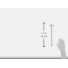 image:imageUmbra Stream Metal Wall Mount Paper Towel Holder  Sleek Paper Towel Holder Great for The Kitchen Nickel1 Count Pack of 1