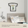 image:imageUmbra TFrame TShirt Display Case Wall Mount Small BlackSmall