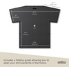 image:imageUmbra TFrame TShirt Display Case Wall Mount Small BlackSmall