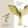 image:imageUmbra Tipsy Bottle Opener Sculptural Bar Accessory Chrome  Freestanding design decorative countertop display easy to locateBrass