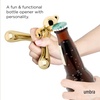 image:imageUmbra Tipsy Bottle Opener Sculptural Bar Accessory Chrome  Freestanding design decorative countertop display easy to locateBrass
