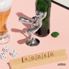 image:imageUmbra Tipsy Bottle Opener Sculptural Bar Accessory Chrome  Freestanding design decorative countertop display easy to locateChrome