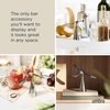 image:imageUmbra Tipsy Bottle Opener Sculptural Bar Accessory Chrome  Freestanding design decorative countertop display easy to locateChrome