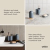 image:imageUmbra Touch Hand Soap Dispenser Plastic Liquid Pump Bottle Durable and Refillable for Bathroom or Kitchen Sink Slate BlueSlate Blue