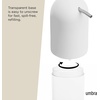 image:imageUmbra Touch Hand Soap Dispenser Plastic Liquid Pump Bottle Durable and Refillable for Bathroom or Kitchen Sink Slate BlueWhite