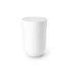 image:imageUmbra Touch Trash Can with Lid Bathroom Garbage Can 16 Gallon White  Matte finish compact design fits office or kitchen easy wipe clean recycled plasticWhite