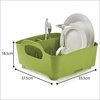 image:imageUmbra Tub Dish Drying Rack  Lightweight SelfDraining Dish Rack for Kitchen Sink and Counter at Home RV or Motorhome Smoke Black 330590582Avocado