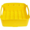 image:imageUmbra Tub Dish Drying Rack  Lightweight SelfDraining Dish Rack for Kitchen Sink and Counter at Home RV or Motorhome Smoke Black 330590582Canary Yellow