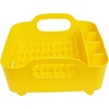 image:imageUmbra Tub Dish Drying Rack  Lightweight SelfDraining Dish Rack for Kitchen Sink and Counter at Home RV or Motorhome Smoke Black 330590582Canary Yellow