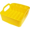 image:imageUmbra Tub Dish Drying Rack  Lightweight SelfDraining Dish Rack for Kitchen Sink and Counter at Home RV or Motorhome Smoke Black 330590582Canary Yellow