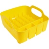 image:imageUmbra Tub Dish Drying Rack  Lightweight SelfDraining Dish Rack for Kitchen Sink and Counter at Home RV or Motorhome Smoke Black 330590582Canary Yellow