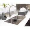 image:imageUmbra Tub Dish Drying Rack  Lightweight SelfDraining Dish Rack for Kitchen Sink and Counter at Home RV or Motorhome Smoke Black 330590582Charcoal