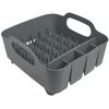 image:imageUmbra Tub Dish Drying Rack  Lightweight SelfDraining Dish Rack for Kitchen Sink and Counter at Home RV or Motorhome Smoke Black 330590582Charcoal