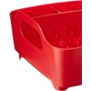 image:imageUmbra Tub Dish Drying Rack  Lightweight SelfDraining Dish Rack for Kitchen Sink and Counter at Home RV or Motorhome Smoke Black 330590582Red