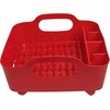 image:imageUmbra Tub Dish Drying Rack  Lightweight SelfDraining Dish Rack for Kitchen Sink and Counter at Home RV or Motorhome Smoke Black 330590582Red