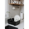 image:imageUmbra Tub Dish Drying Rack  Lightweight SelfDraining Dish Rack for Kitchen Sink and Counter at Home RV or Motorhome Smoke Black 330590582Smoke