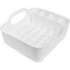 image:imageUmbra Tub Dish Drying Rack  Lightweight SelfDraining Dish Rack for Kitchen Sink and Counter at Home RV or Motorhome Smoke Black 330590582White
