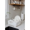 image:imageUmbra Tub Dish Drying Rack  Lightweight SelfDraining Dish Rack for Kitchen Sink and Counter at Home RV or Motorhome Smoke Black 330590582White