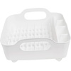 image:imageUmbra Tub Dish Drying Rack  Lightweight SelfDraining Dish Rack for Kitchen Sink and Counter at Home RV or Motorhome Smoke Black 330590582White
