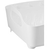 image:imageUmbra Tub Dish Drying Rack  Lightweight SelfDraining Dish Rack for Kitchen Sink and Counter at Home RV or Motorhome Smoke Black 330590582White