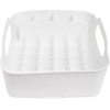 image:imageUmbra Tub Dish Drying Rack  Lightweight SelfDraining Dish Rack for Kitchen Sink and Counter at Home RV or Motorhome Smoke Black 330590582White
