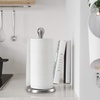 image:imageUmbra Tug OneHanded Tear Modern Paper Towel Holder Nickel  Freestanding design stable base fits standard paper towel rollsNickel