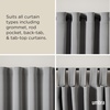 image:imageUmbra Twilight Curtain Rod Wrap Around Blackout 66 to 144 Inches Nickel  Steel supports up to 22 lbs includes all hardware fits grommet and pocket styles adjustable brackets matte finishDark Bronze