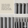 image:imageUmbra Twilight Curtain Rod Wrap Around Blackout 66 to 144 Inches Nickel  Steel supports up to 22 lbs includes all hardware fits grommet and pocket styles adjustable brackets matte finishGold