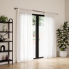 image:imageUmbra Twilight Curtain Rod Wrap Around Blackout 66 to 144 Inches Nickel  Steel supports up to 22 lbs includes all hardware fits grommet and pocket styles adjustable brackets matte finishDark Bronze