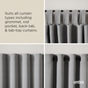 image:imageUmbra Twilight Curtain Rod Wrap Around Blackout 66 to 144 Inches Nickel  Steel supports up to 22 lbs includes all hardware fits grommet and pocket styles adjustable brackets matte finishDark Bronze