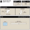 image:imageUmbra Twilight Curtain Rod Wrap Around Blackout 66 to 144 Inches Nickel  Steel supports up to 22 lbs includes all hardware fits grommet and pocket styles adjustable brackets matte finishNickel