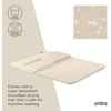 image:imageUmbra Udry Dish Drying Rack Folding Dish Drainer Mat Mini Dark Grey  Absorbent microfiber base removable tray dishwasher safe compact storage BPAfree plasticLinen