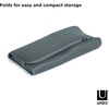 image:imageUmbra Udry Dish Drying Rack Folding Dish Drainer Mat Mini Dark Grey  Absorbent microfiber base removable tray dishwasher safe compact storage BPAfree plasticGray