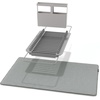 image:imageUmbra Udry Dish Drying Rack Over Sink Foldable 16 Slots Dark Grey  Absorbent microfiber mat arms extend 13 to 22 inches utensil caddy included machine washableOver the Sink Pack of 3
