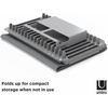 image:imageUmbra Udry Dish Drying Rack Over Sink Foldable 16 Slots Dark Grey  Absorbent microfiber mat arms extend 13 to 22 inches utensil caddy included machine washableOver the Sink Pack of 3