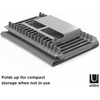 image:imageUmbra Udry Dish Drying Rack Over Sink Foldable 16 Slots Dark Grey  Absorbent microfiber mat arms extend 13 to 22 inches utensil caddy included machine washableOver the Sink Pack of 3