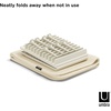 image:imageUmbra Udry Dish Rack with Movable Pegs and Microfiber Drying Mat  SpaceSaving Design Folds Up for Easy Storage Basic Rack Linen