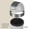 image:imageUmbra Venti Trash Can Swing Top Lid Kitchen Garbage Can 16 Gallon Pewter  Stable and durable build easy wipe clean maintenance indoor or outdoor use commercial or residential plasticGreyNickel