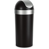 image:imageUmbra Vento Open Top 165Gallon Kitchen Trash Large BlackNickel amp Vento Open Top 165Gallon Kitchen Trash Large Garbage Can for Indoor Outdoor or Commercial Use 165 Gallon GreySteelPewter