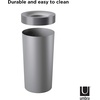image:imageUmbra Vento Open Top 165Gallon Kitchen Trash Large BlackNickel amp Vento Open Top 165Gallon Kitchen Trash Large Garbage Can for Indoor Outdoor or Commercial Use 165 Gallon GreySteelPewter
