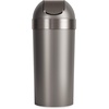 image:imageUmbra Vento Open Top 165Gallon Kitchen Trash Large BlackNickel amp Vento Open Top 165Gallon Kitchen Trash Large Garbage Can for Indoor Outdoor or Commercial Use 165 Gallon GreySteelPewter