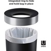 image:imageUmbra Vento Open Top 165Gallon Kitchen Trash Large BlackNickel amp Vento Open Top 165Gallon Kitchen Trash Large Garbage Can for Indoor Outdoor or Commercial Use 165 Gallon GreySteelBlackNickel