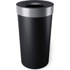 image:imageUmbra Vento Open Top 165Gallon Kitchen Trash Large BlackNickel amp Vento Open Top 165Gallon Kitchen Trash Large Garbage Can for Indoor Outdoor or Commercial Use 165 Gallon GreySteelBlackNickel