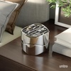 image:imageUmbra Wavy Jewelry Organizer 2 Tier Ring Holder Chrome  Chrome finish wavy design modern vanity and dresser dcor