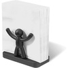 image:imageUmbra Buddy Napkin Holder for Kitchen amp Dining Room Holds Various Sizes of Paper Napkins Black  Softtouch finish fits cocktail to dinner playful design recycled material lightweight plastic5 x 6 x 3 inches