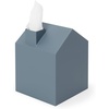 image:imageUmbra Casa Tissue Box Cover House Shaped Kleenex Box Holder Square White  Adds decorative touch to rooms easy one hand retrieval wipe with damp cloth durable plasticSlate Blue