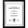 image:imageUmbra Document Frame  13x16 Picture Frame Floating Frame for Displaying 11x14 Document Diploma Certificate Photo or Artwork Black13 x 16